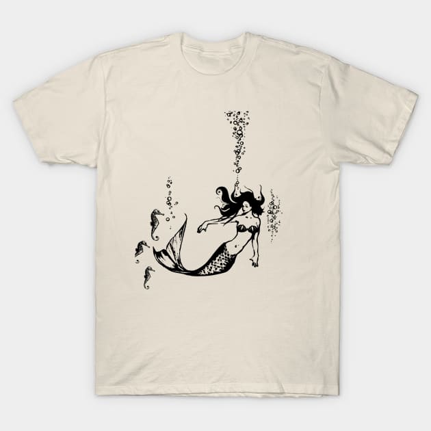 Mermaid T-Shirt by KwaaiKraai